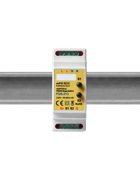 DIN-Rail Module Fibaro Single Switch 2 FGS-213